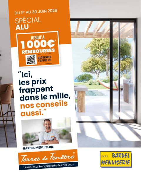 OFFRE EXCEPTIONNELLE ALU DU 1er AU 30 JUIN  Lillebonne, Yvetot, Goderville, Bolbec, Port-Jérôme-sur-Seine, Gruchet-le-Valasse et communes voisines.
